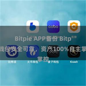 Bitpie APP备份 Bitpie钱包安全可靠，资产100%自主掌控